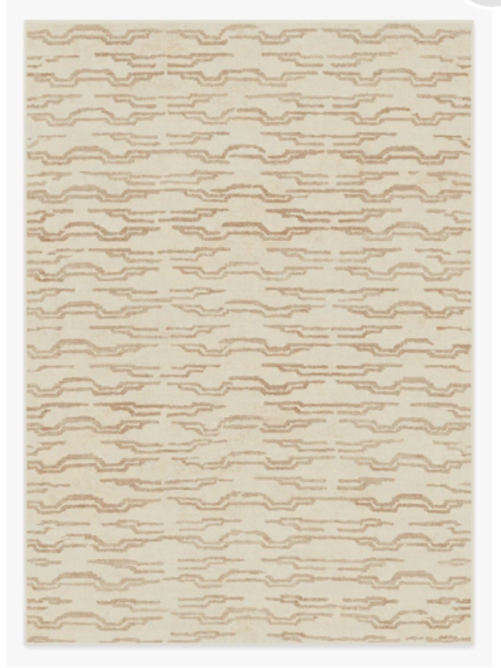 Ruggable (cover only) 5x7 Kera cream by Martyn Lawrence Bullard